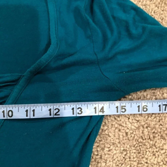 Newport News Blue Long Sleeve Maxi Dress Size Extra Small - Picture 5 of 7